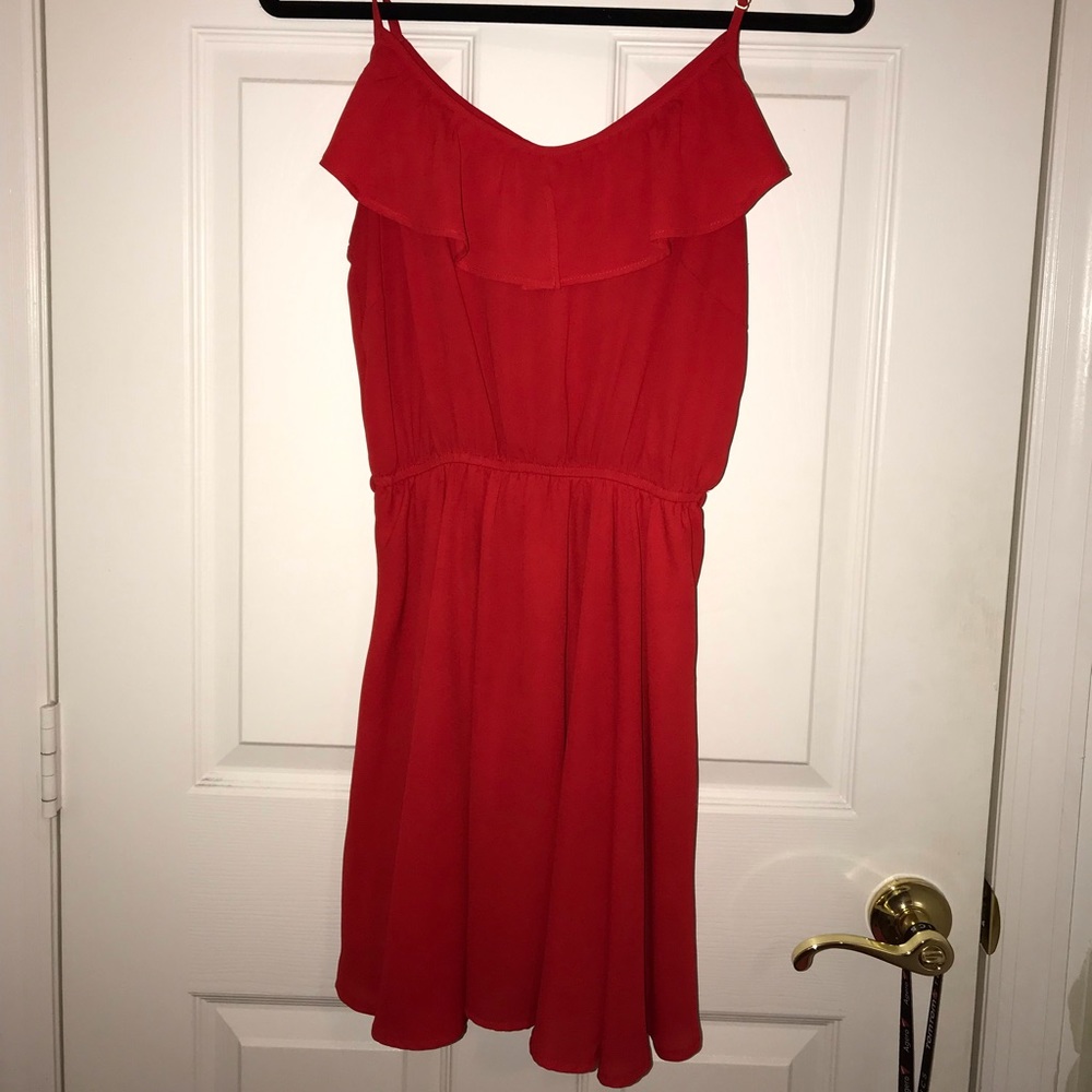 Red Strapy Dress